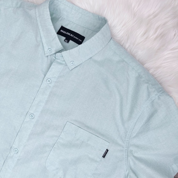 NWOT MOLOKAI SURF BUTTON DOWN SHIRT - Picture 3 of 4